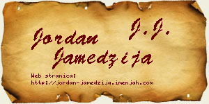 Jordan Jamedžija vizit kartica